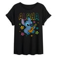 thumbnail image 1 of Lilo & Stitch - Aloha Stitch - Juniors Ideal Flowy Muscle T-Shirt, 1 of 4
