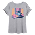 thumbnail image 1 of Lilo & Stitch - Aloha Stitch - Juniors Oversized Graphic T-Shirt, 1 of 4