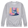 thumbnail image 1 of Lilo & Stitch - Aloha Stitch - Men's Crew Fleece Sweatshirt, 1 of 4