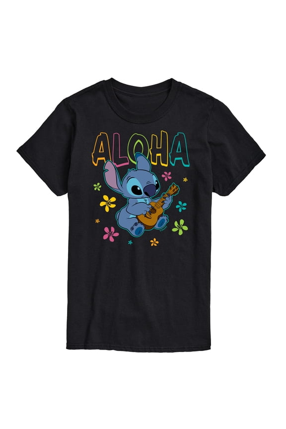 - Aloha Stitch - Men's Short Sleeve Graphic T-Shirt