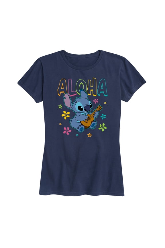 - Aloha Stitch - Women's Short Sleeve Graphic T-Shirt