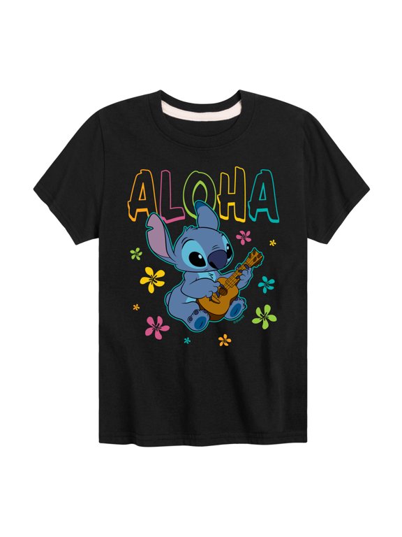 - Aloha Stitch Boys' Short Sleeve Graphic T-Shirt