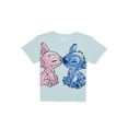 thumbnail image 1 of Lilo & Stitch Angel Love Girls Short Sleeve Graphic T-Shirt, Sizes 4-16, 1 of 4