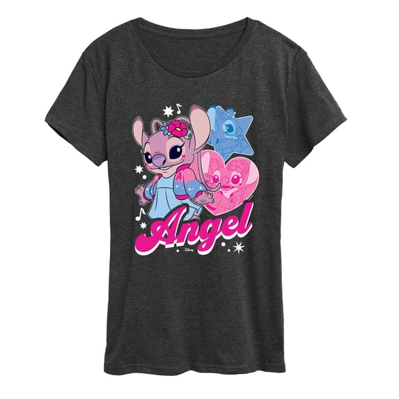 Lilo & Stitch - Angel Popstar - Women's Short Sleeve Graphic T-Shirt