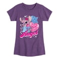 thumbnail image 1 of Lilo & Stitch - Angel Popstar - Youth Girls Fitted Short Sleeve T-Shirt, 1 of 4