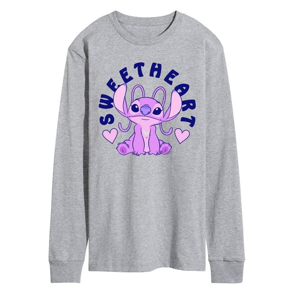 Lilo & Stitch - Angel Sweetheart Valentine's Day - Men's Long Sleeve T-Shirt