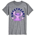 thumbnail image 1 of Lilo & Stitch - Angel Sweetheart Valentine's Day - Men's Short Sleeve Graphic T-Shirt, 1 of 5