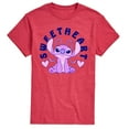 thumbnail image 1 of Lilo & Stitch - Angel Sweetheart Valentine's Day - Men's Short Sleeve Graphic T-Shirt, 1 of 5