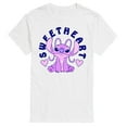 thumbnail image 1 of Lilo & Stitch - Angel Sweetheart Valentine's Day - Men's Short Sleeve Graphic T-Shirt, 1 of 5