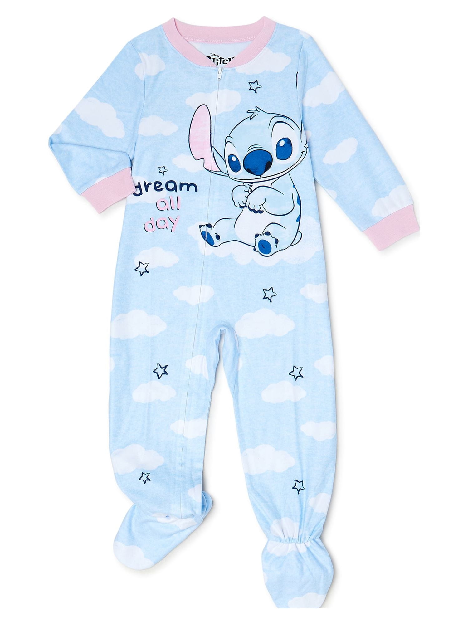 Pijama de Stitch bebé 🥰🫶🏻💙 1 disponible Talla 18 a 24 meses 65$