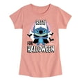 thumbnail image 1 of Lilo & Stitch - Batty For Halloween - Toddler And Youth Girls Short Sleeve Graphic T-Shirt, 1 of 5