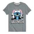 thumbnail image 1 of Lilo & Stitch - Batty For Halloween - Toddler And Youth Short Sleeve Graphic T-Shirt, 1 of 5