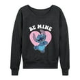 thumbnail image 1 of Lilo & Stitch - Be Mine - Women's Lightweight French Terry Long Sleeve Shirt, 1 of 5