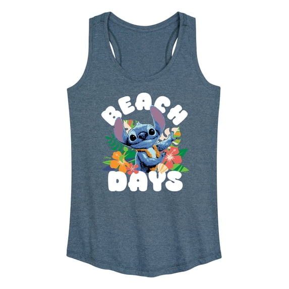 Lilo & Stitch - Beach Days - Women's Racerback Graphic Tank