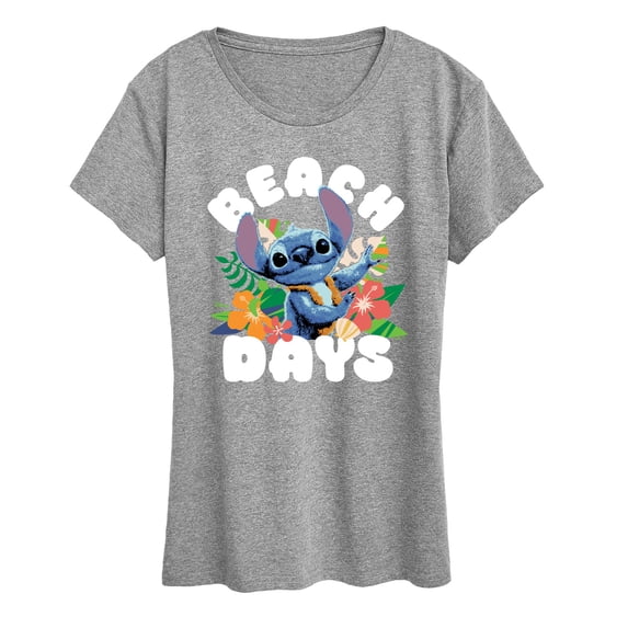 Lilo & Stitch - Beach Days - Women's Short Sleeve Graphic T-Shirt