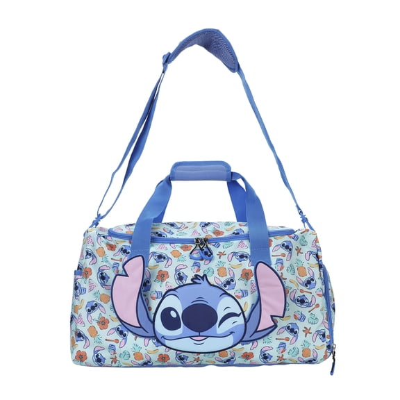 Lilo & Stitch Beach Print Blue 20" Duffel Bag