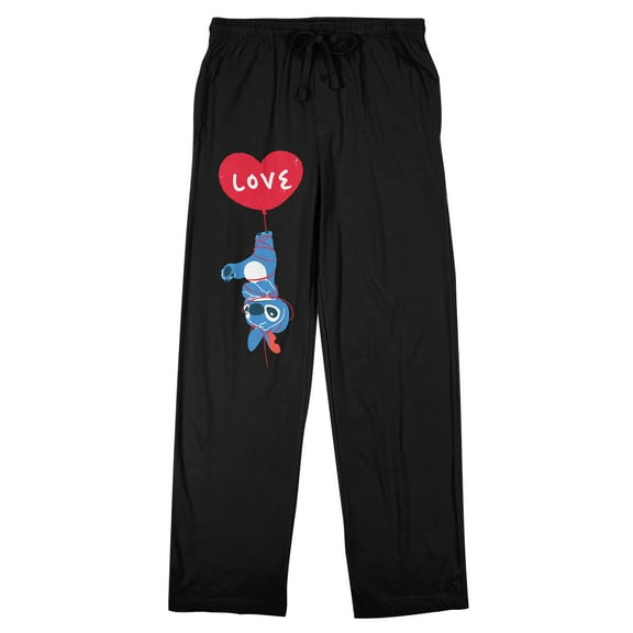 Lilo & Stitch Black Sleep Pajama Pants - Large
