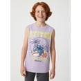 thumbnail image 1 of Lilo & Stitch Boys Surf Team Graphic Muscle Tank Top, Sizes 4-18, 1 of 7