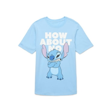 Lilo & Stitch Boys Stitch How About No Graphic T-Shirt, Sizes 4-18