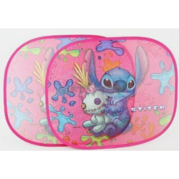 Lilo & Stitch Car Side Window Sunshade Auto Shades 2 pcs