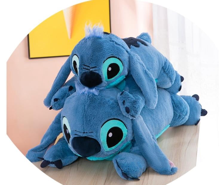 Stitch Cartoon Figure Plush Dolls, 23.6 inch Stitch Lying on The Edge ...