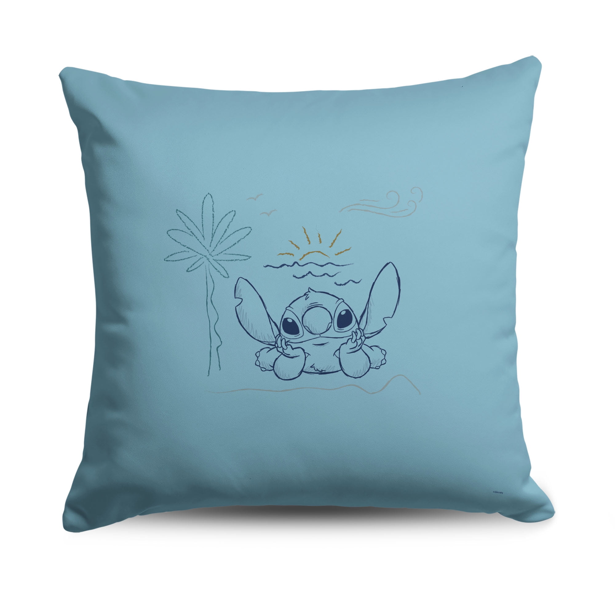 Disney Stitch Pigiama da Donna, T-Shirt e Pantaloni Lunghi Set da 2 Pezzi da Donna, Pigiama College in Morbido Cotone Blu, Pigiama Regalo per Donne e Adolescenti (XS
