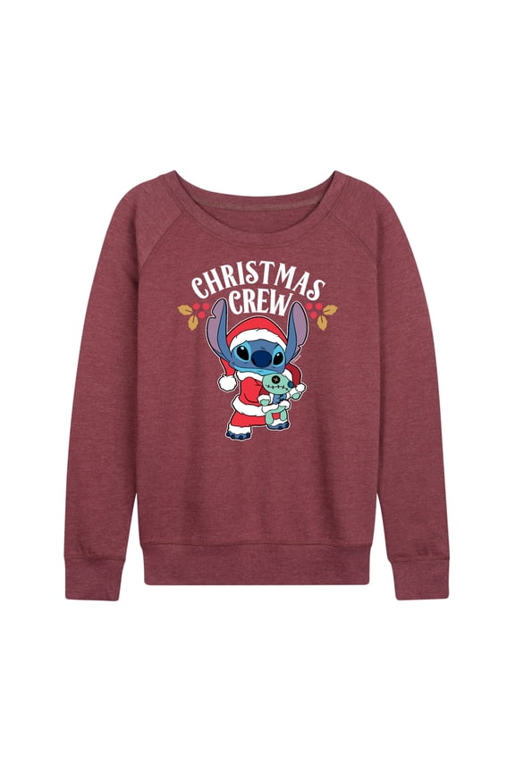 - Christmas Crew - Women's Lightweight French Terry Long Sleeve Shirt
