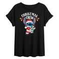 thumbnail image 1 of Lilo & Stitch - Christmas Crew - Women's Oversized T-Shirt, 1 of 5