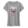 thumbnail image 1 of Lilo & Stitch - Christmas Crew - Women's Short Sleeve Graphic T-Shirt, 1 of 5