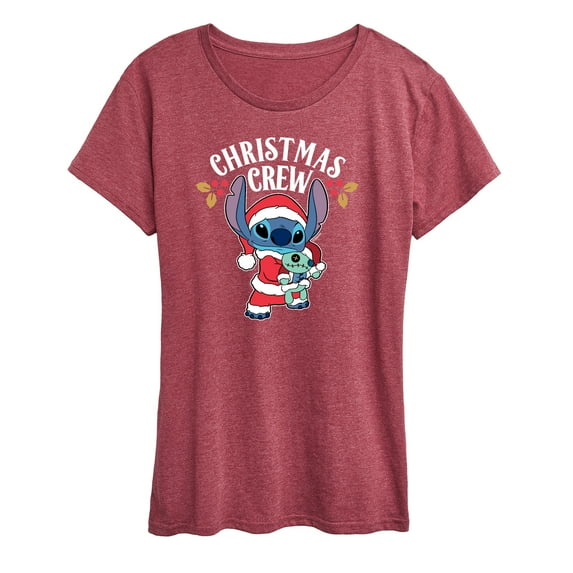 Lilo & Stitch - Christmas Crew - Women's Short Sleeve Graphic T-Shirt