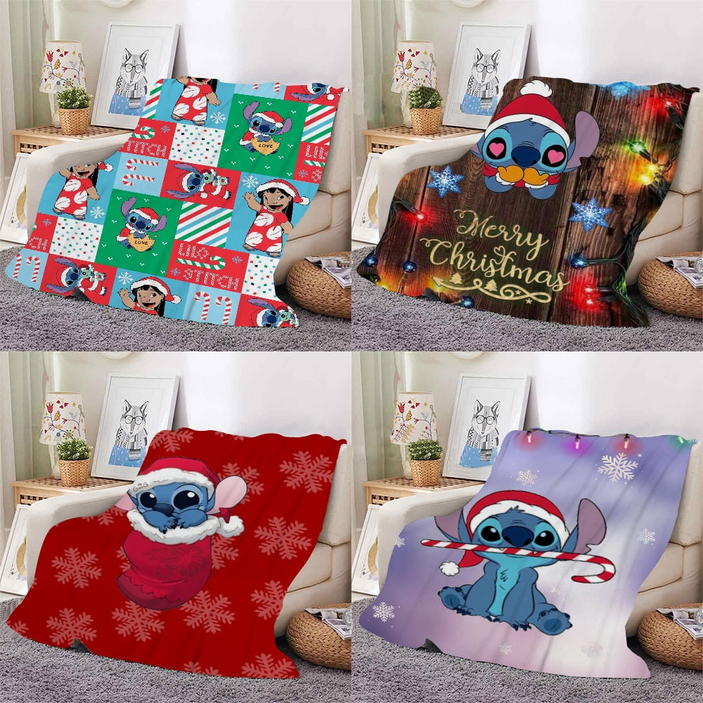 Lilo Stitch Plush Baby blankets is super soft and lightweight printed men and women Stitch super large bed blankets are suitable for children XL 150 200cm Walmart