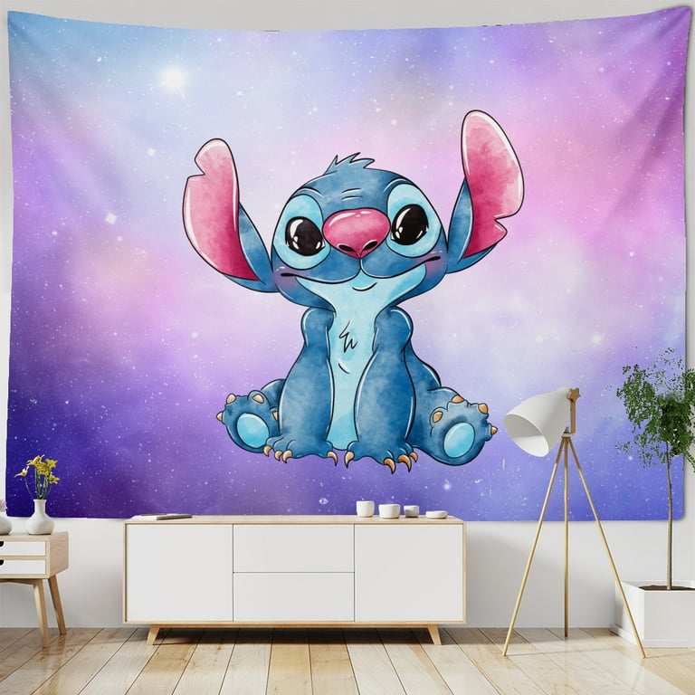 Lilo Stitch Christmas Tapestry Lilo Stitch Wall Mount The Nightmare Before Christmas Christmas for Christmas Party Home Christmas Wall Decoration L 180 150cm Walmart