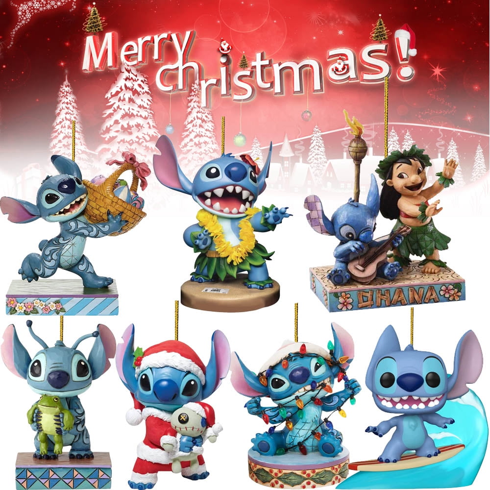 Lilo Stitch Christmas Tree Decorations Anime Disney Cute Hristmas Tree