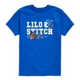 thumbnail image 1 of Lilo & Stitch - Collegiate - Toddler Boys Short Sleeve Graphic T-Shirt, 1 of 4