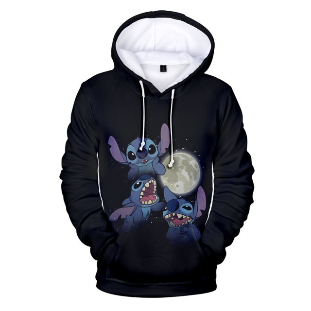Lilo & Stitch Couple Hoodie, Matching Couple Hoodies, Couple Matching