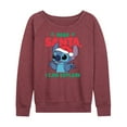 thumbnail image 1 of Lilo & Stitch - Dear Santa I Can Explain - Women's Lightweight French Terry Long Sleeve Shirt, 1 of 5