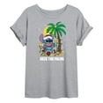 thumbnail image 1 of Lilo & Stitch - Deck The Palms - Juniors Ideal Flowy Muscle T-Shirt, 1 of 5