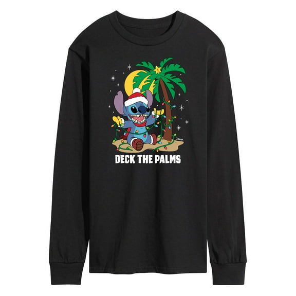 Lilo & Stitch - Deck The Palms - Men's Long Sleeve T-Shirt