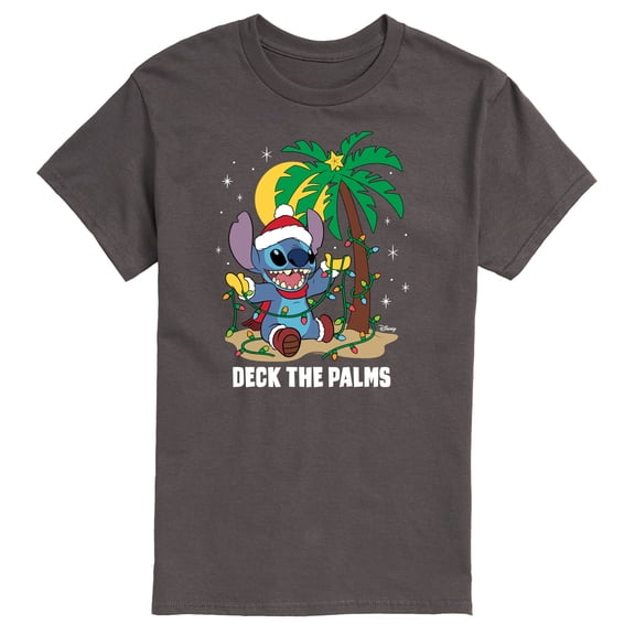 Lilo & Stitch - Deck The Palms - Men's Short Sleeve Graphic T-Shirt