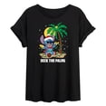 thumbnail image 1 of Lilo & Stitch - Deck The Palms - Women's Oversized T-Shirt, 1 of 5