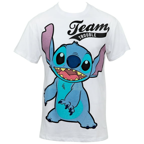 Lilo & Stitch Disneys Team Trouble Stitch T-Shirt, 2XL
