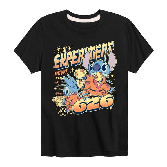 Lilo & Stitch - Experiment 626 Boys' Short Sleeve Graphic T-Shirt