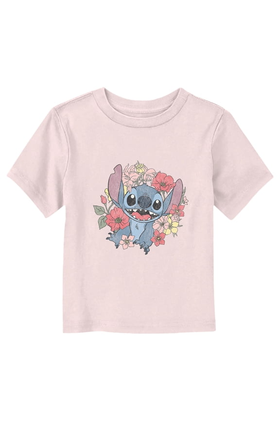 Floral Alien Graphic T-Shirt