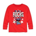 thumbnail image 1 of Lilo & Stitch - Freedom Rocks - Youth Long Sleeve Graphic T-Shirt, 1 of 5