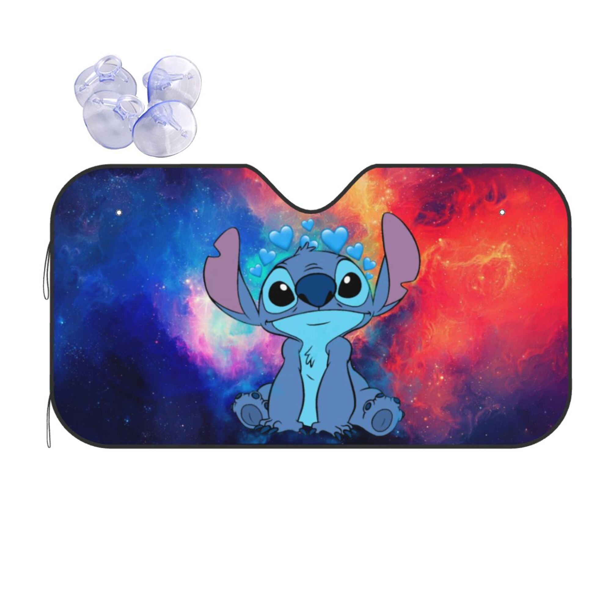 Lilo & Stitch Front Windshield Sun Shade For Car, Stitch Car Sun Shade