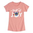 thumbnail image 1 of Lilo & Stitch - Full Of Joy - Girls Fitted Short Sleeve Tee, 1 of 5