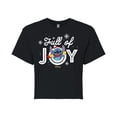 thumbnail image 1 of Lilo & Stitch - Full Of Joy - Juniors Cropped Cotton Blend T-Shirt, 1 of 5