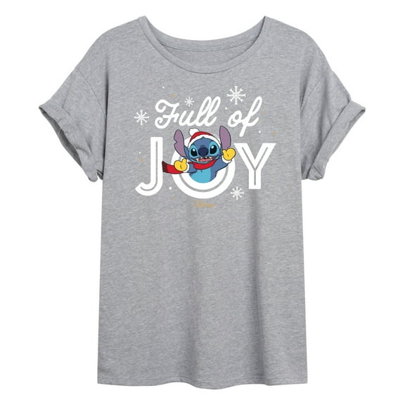 Lilo & Stitch - Full Of Joy - Juniors Ideal Flowy Muscle T-Shirt