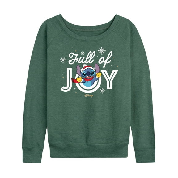 Lilo & Stitch - Full Of Joy - Women's Lightweight French Terry Long Sleeve Shirt