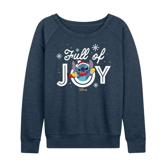 Lilo & Stitch - Full Of Joy - Women's Lightweight French Terry Long Sleeve Shirt